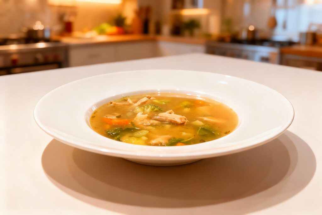 30 Minute Hearty Chicken Soup