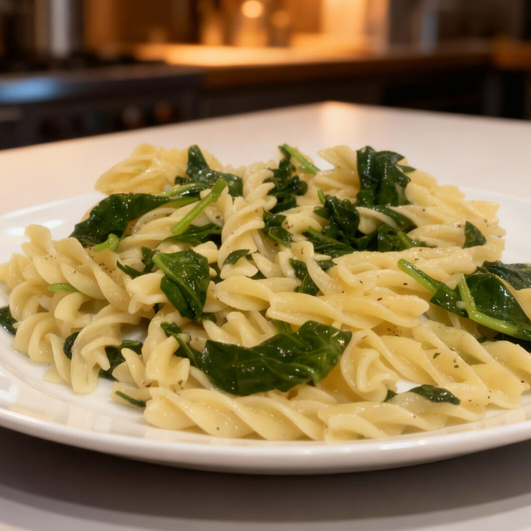 Garlic Spinach Pasta