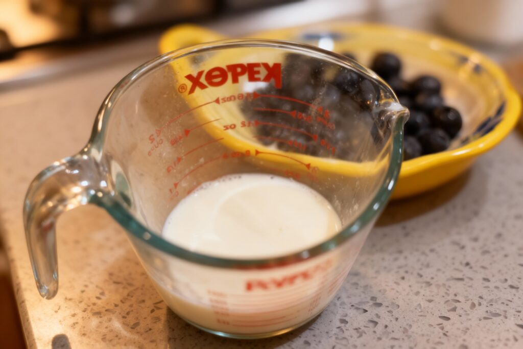 Flaky Blueberry Buttermilk Biscuits