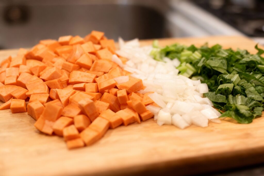 Sweet Potato and Bok Choy Soup