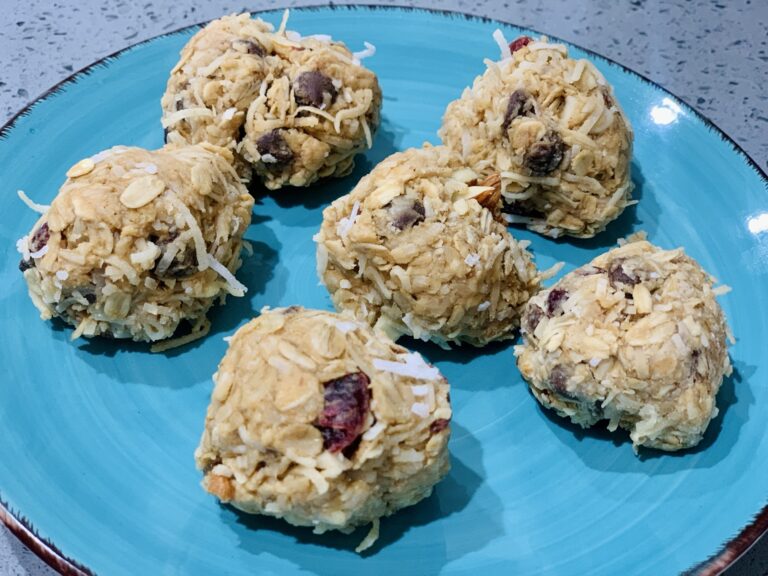 Pumpkin Spice Oatmeal Peanut Butter Balls