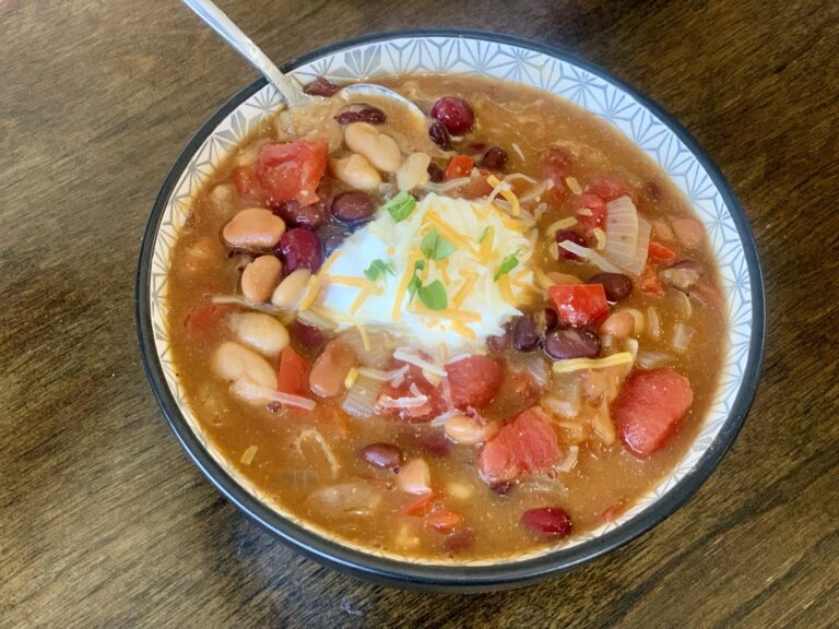 Vegetarian Four Bean Chili