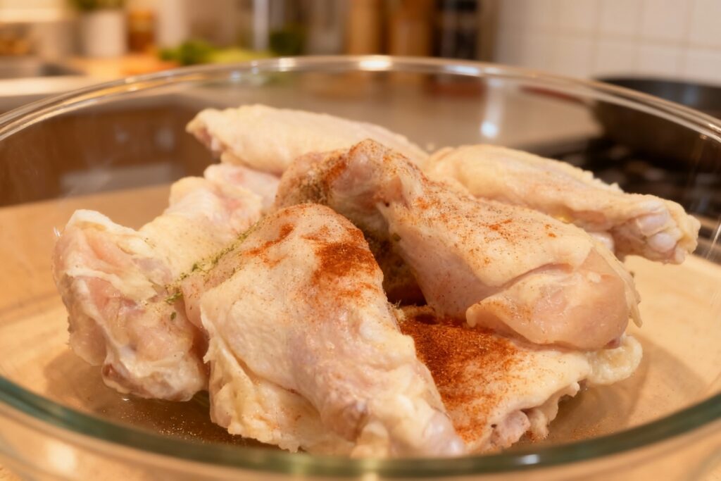 Air Fryer Dry Rub Party Wings