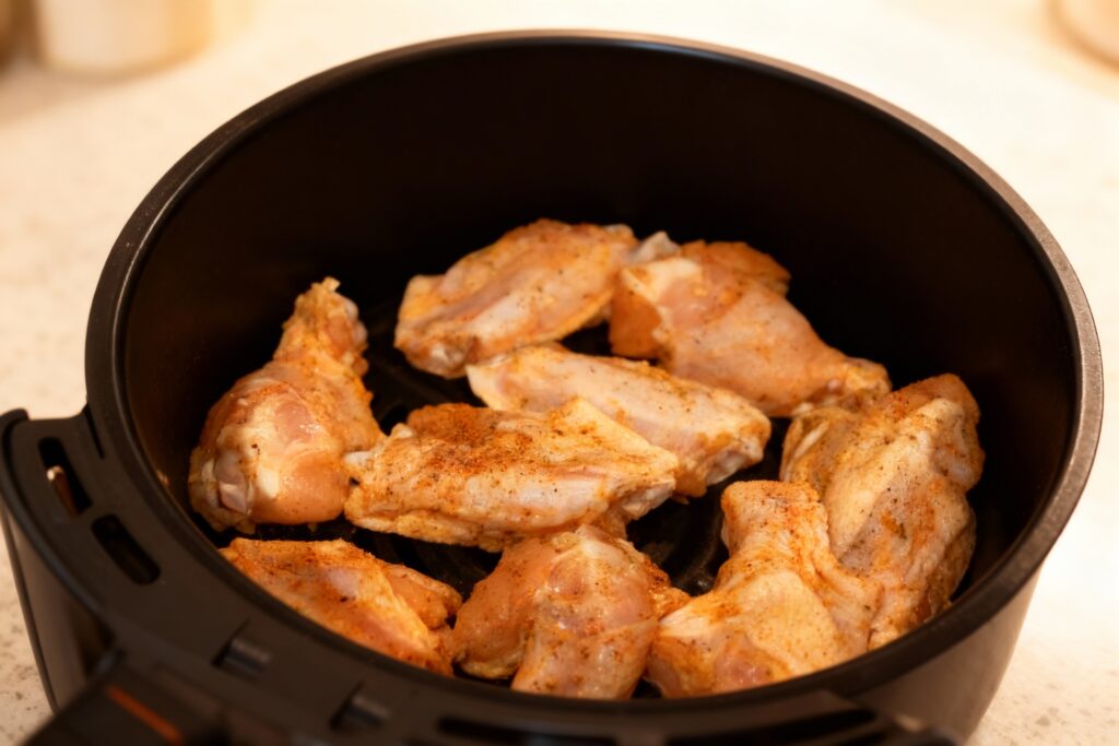 Air Fryer Dry Rub Party Wings