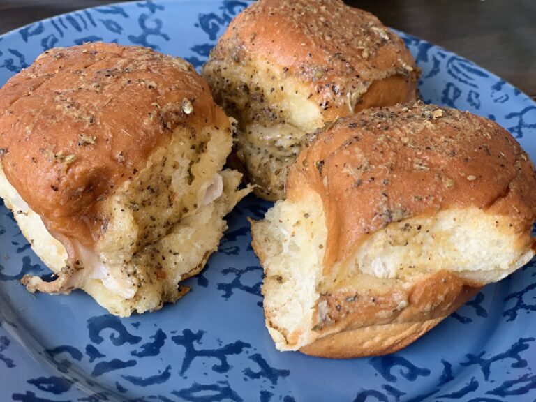 Turkey and Swiss Sliders