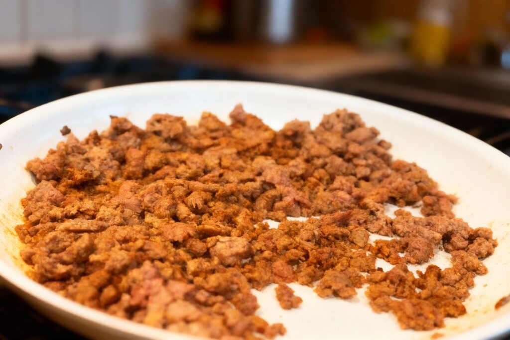 Beef, Bean and Cheese Dip