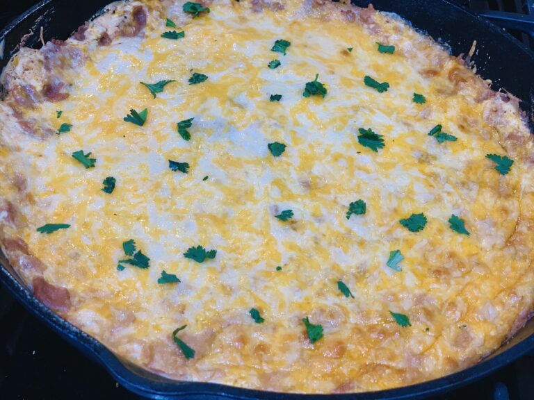 Beef, Bean and Cheese Dip