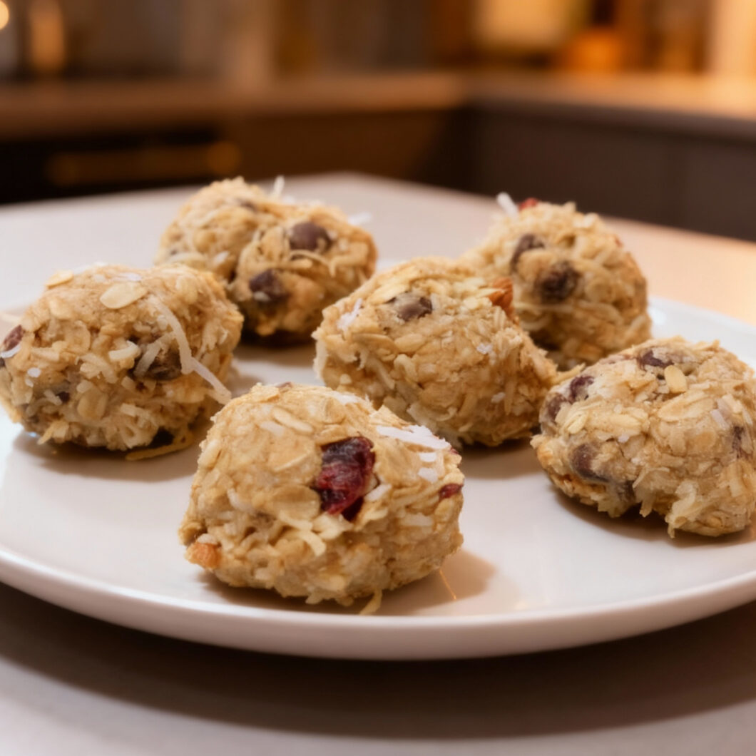 Pumpkin Spice Oatmeal Peanut Butter Balls