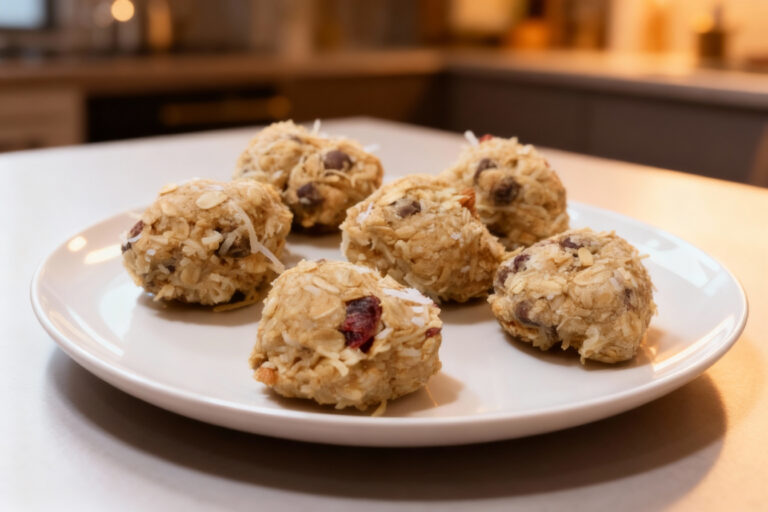 Pumpkin Spice Oatmeal Peanut Butter Balls