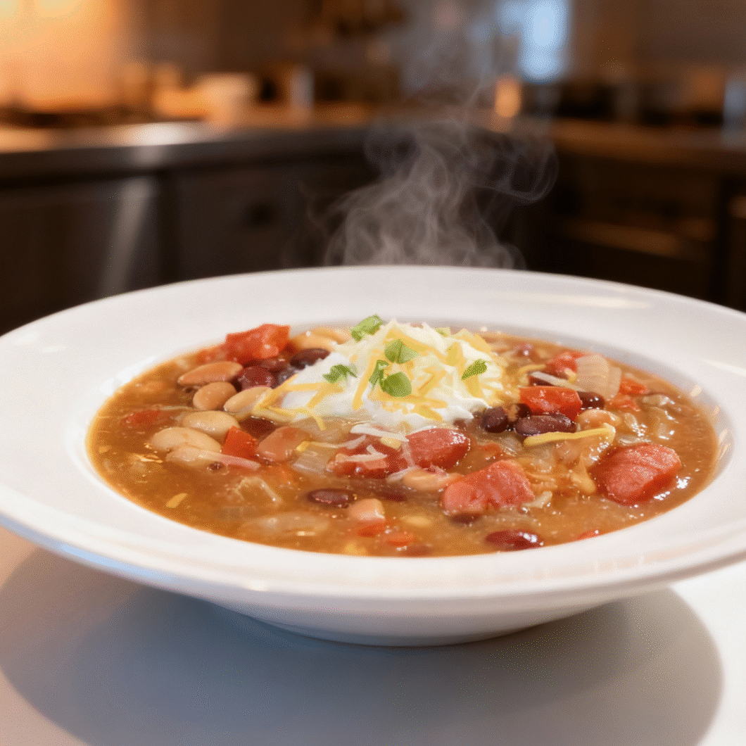 Vegetarian Four Bean Chili