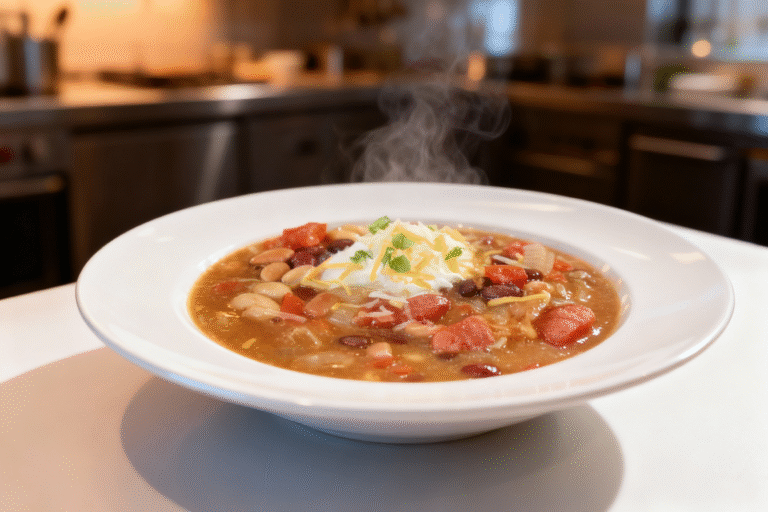 Vegetarian Four Bean Chili