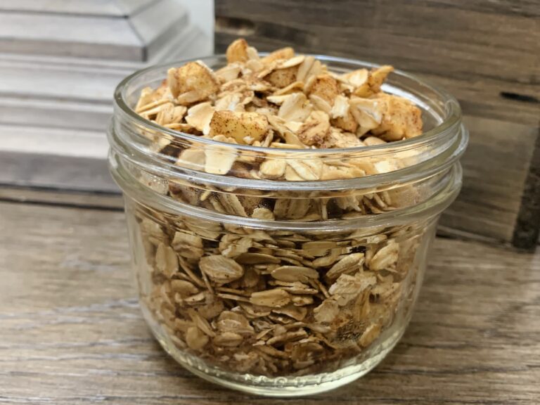 The Easiest Cinnamon Apple Granola