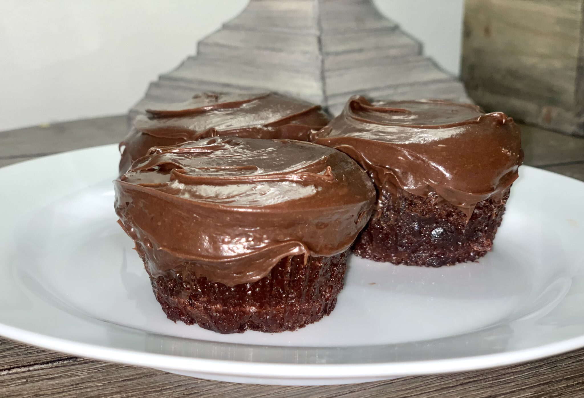 Double Chocolate Fudge Cupcakes