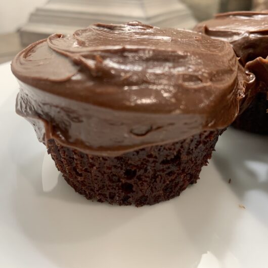 Double Chocolate Fudge Cupcake