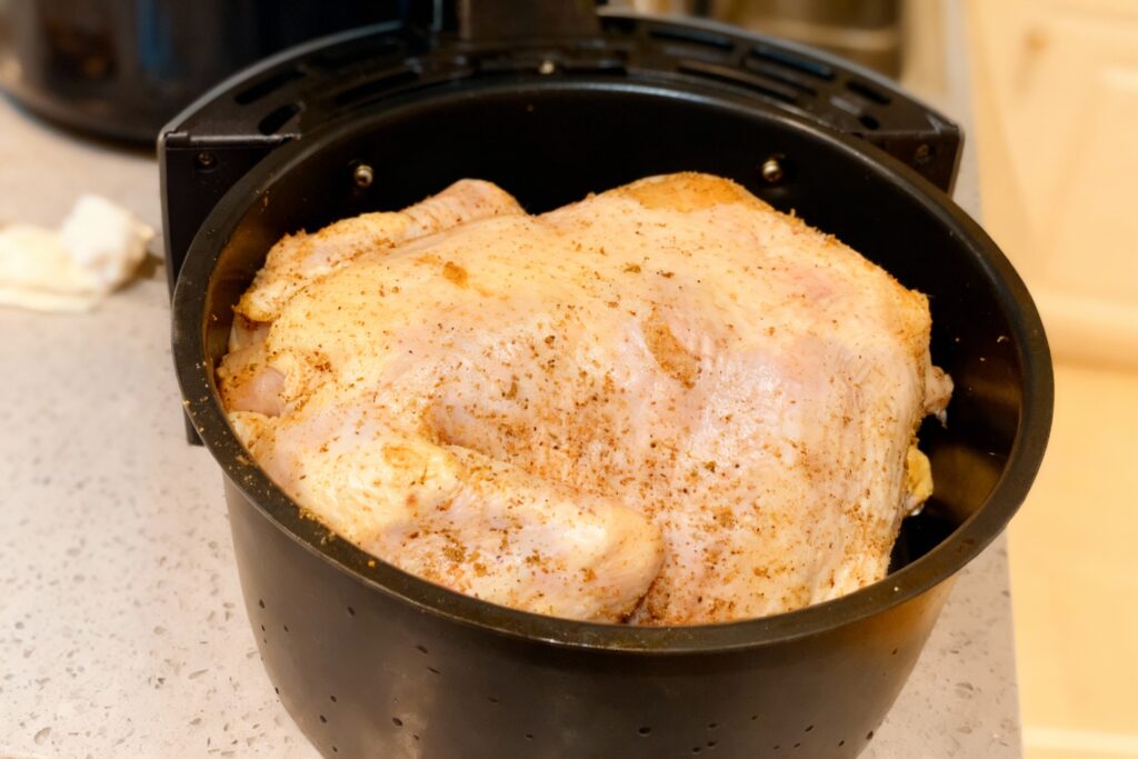 Air Fryer Rotisserie-Style Chicken