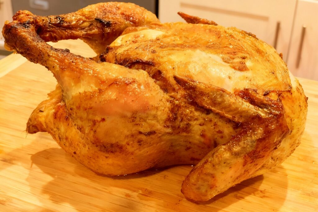 Air Fryer Rotisserie-Style Chicken