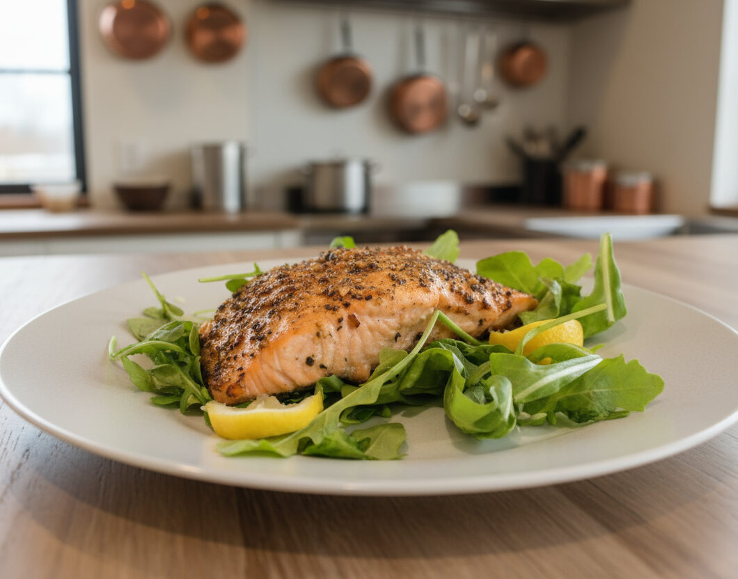 Baked Lemon Pepper Salmon