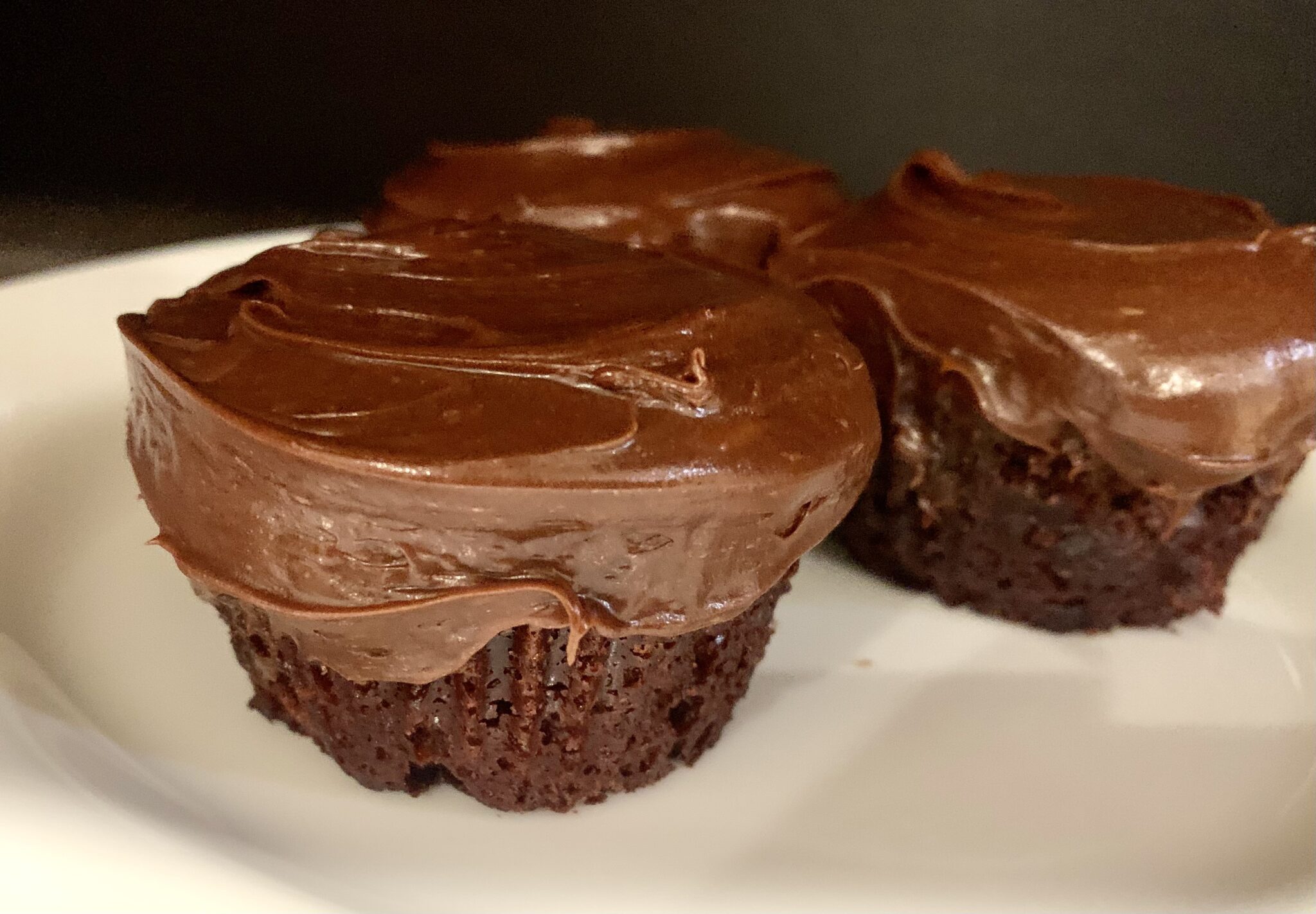 Double Chocolate Fudge Cupcakes