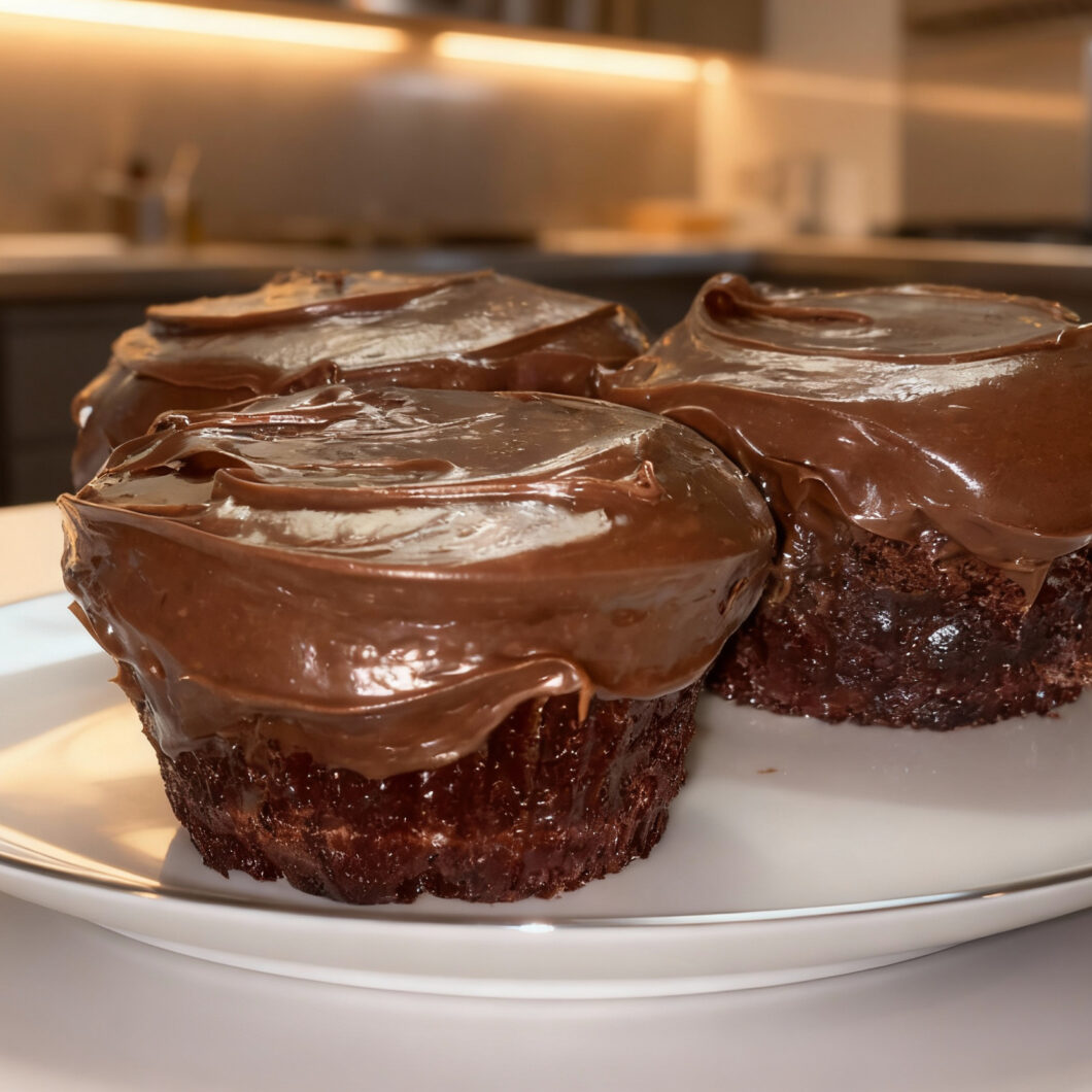 Double Chocolate Fudge Cupcake