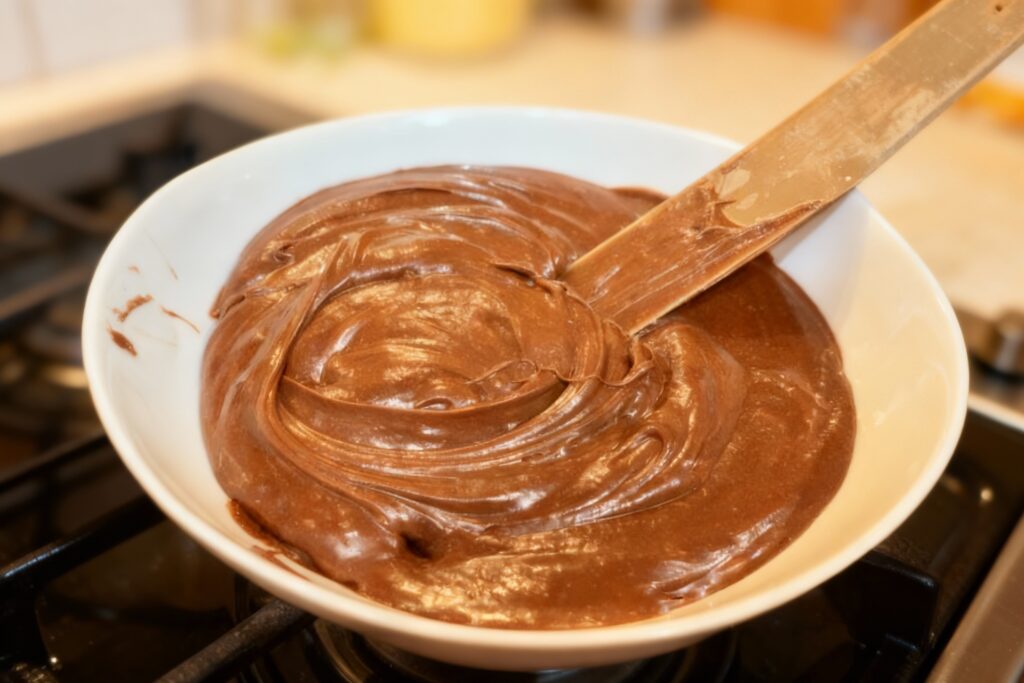 Double Chocolate Fudge Cupcakes