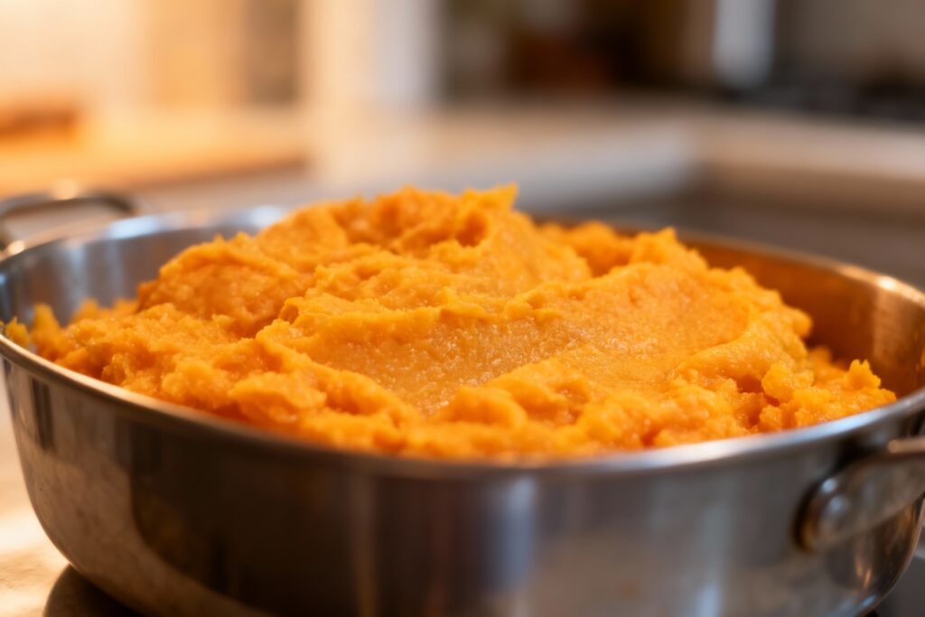 Sweet and Savory Mashed Sweet Potatoes