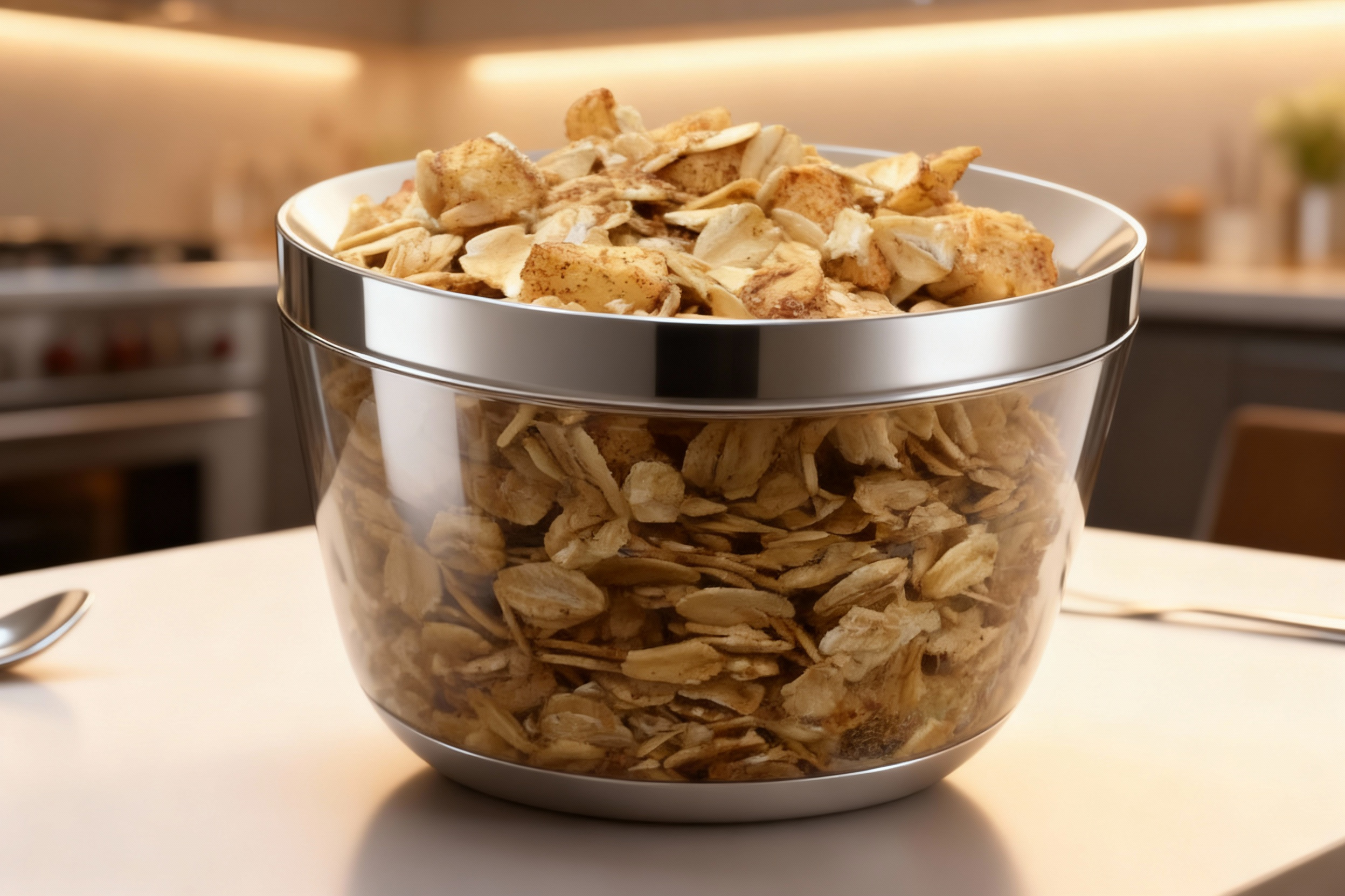 The Easiest Cinnamon Apple Granola