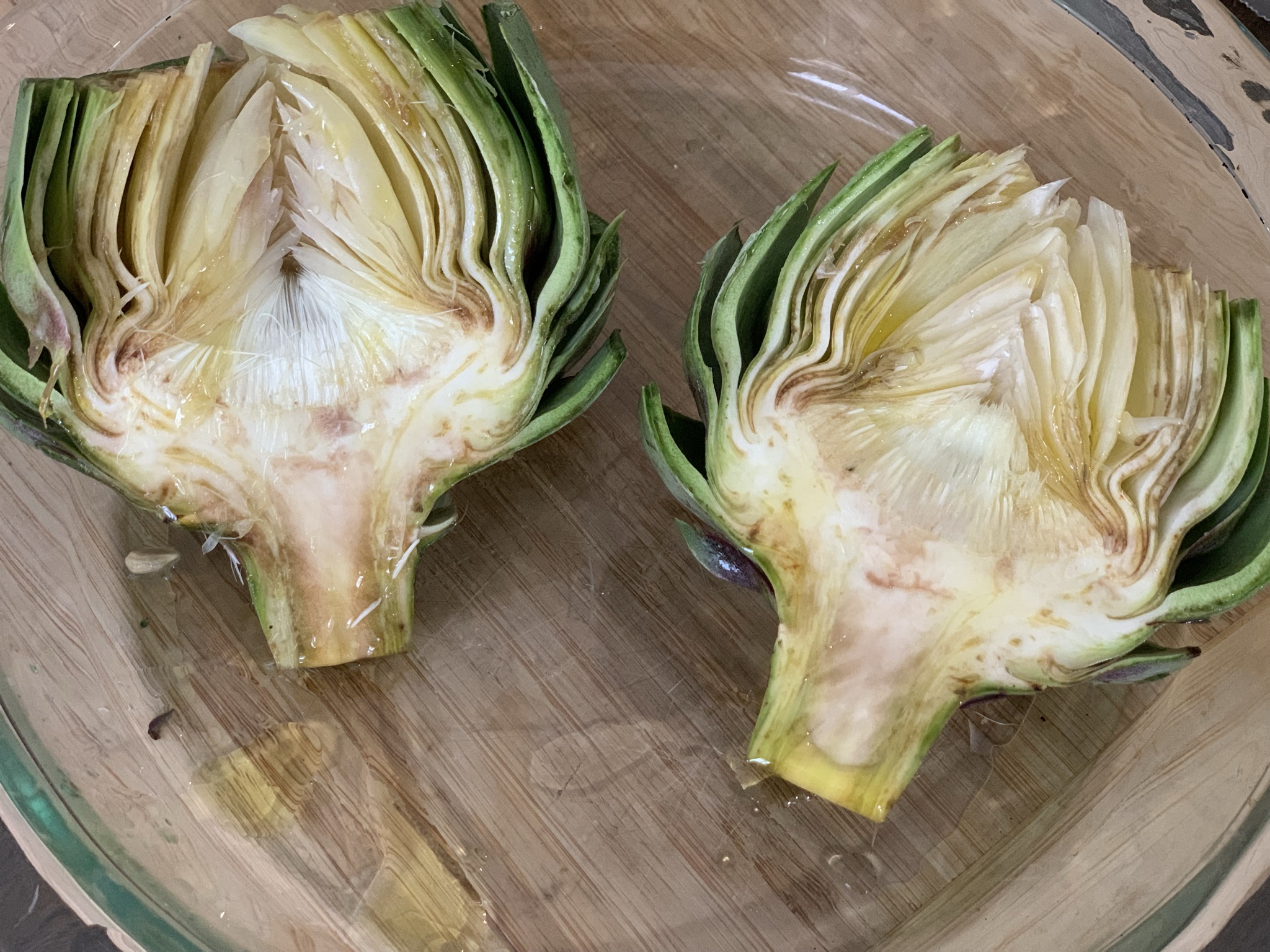 Roasted Globe Artichokes