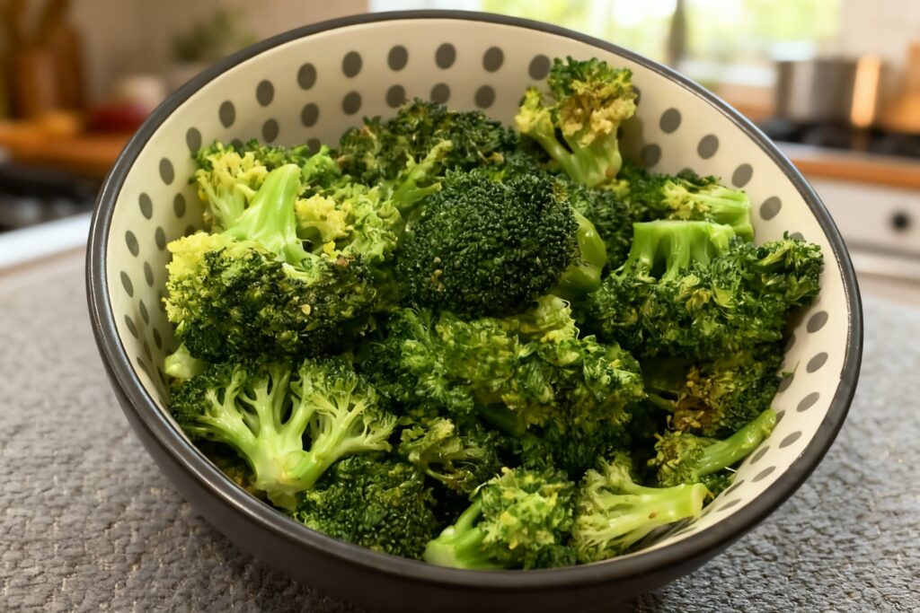 Air Fryer Soy Ginger Broccoli