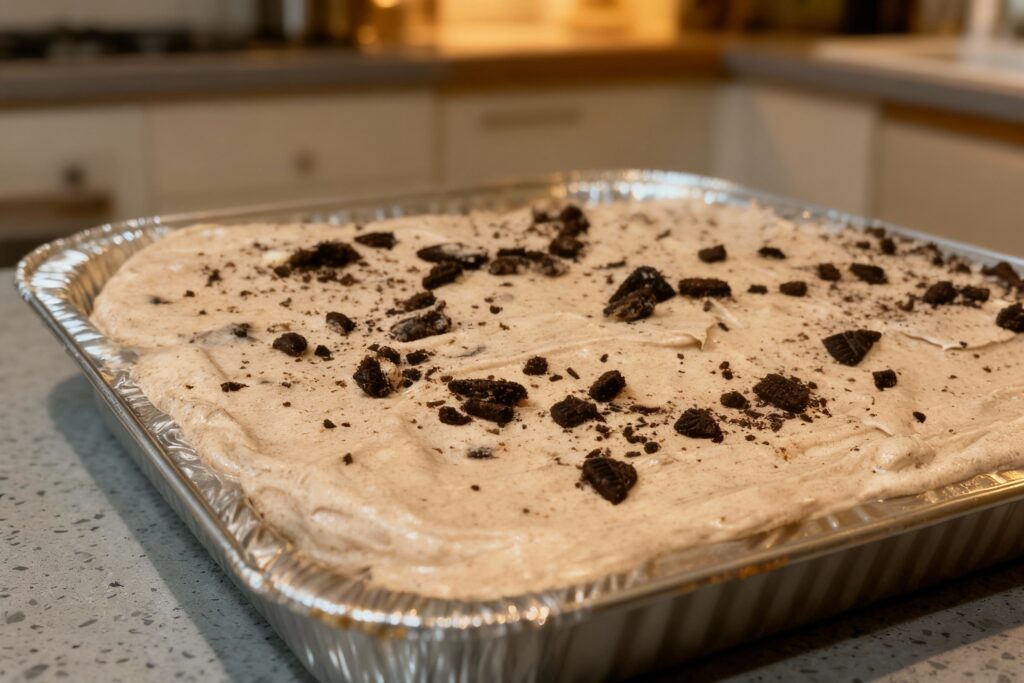 Almost Homemade Oreo Sheet Cake