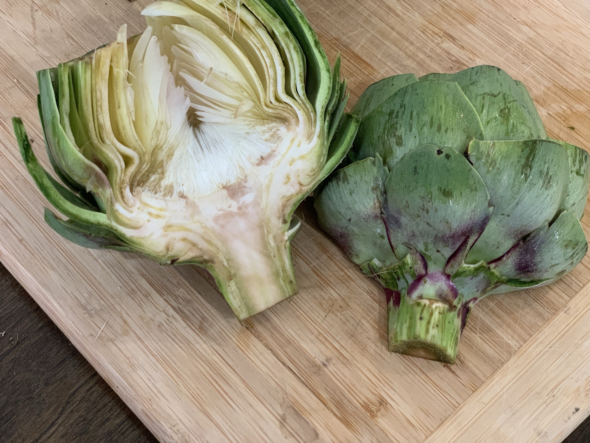 Roasted Globe Artichokes