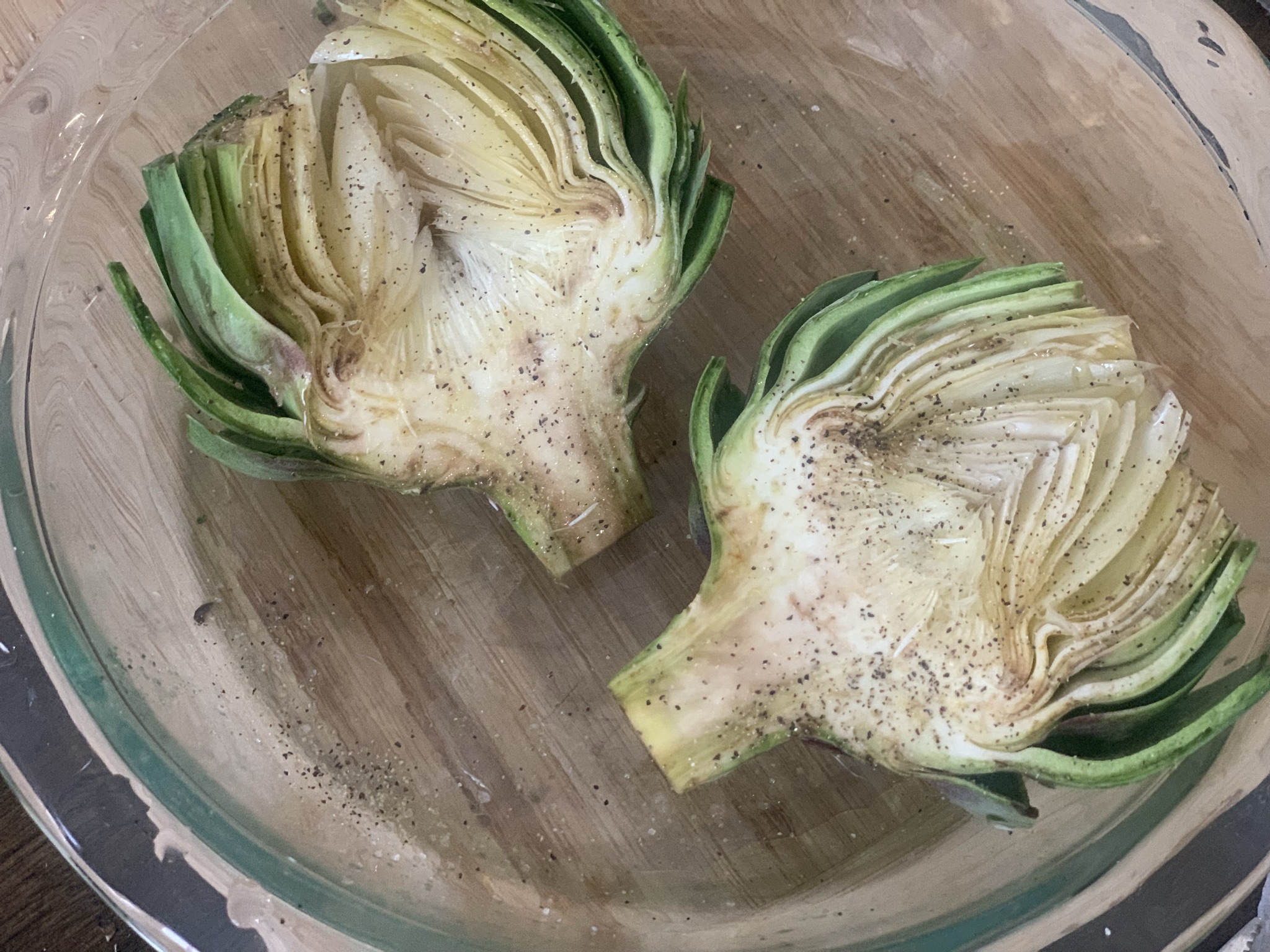 Roasted Globe Artichokes