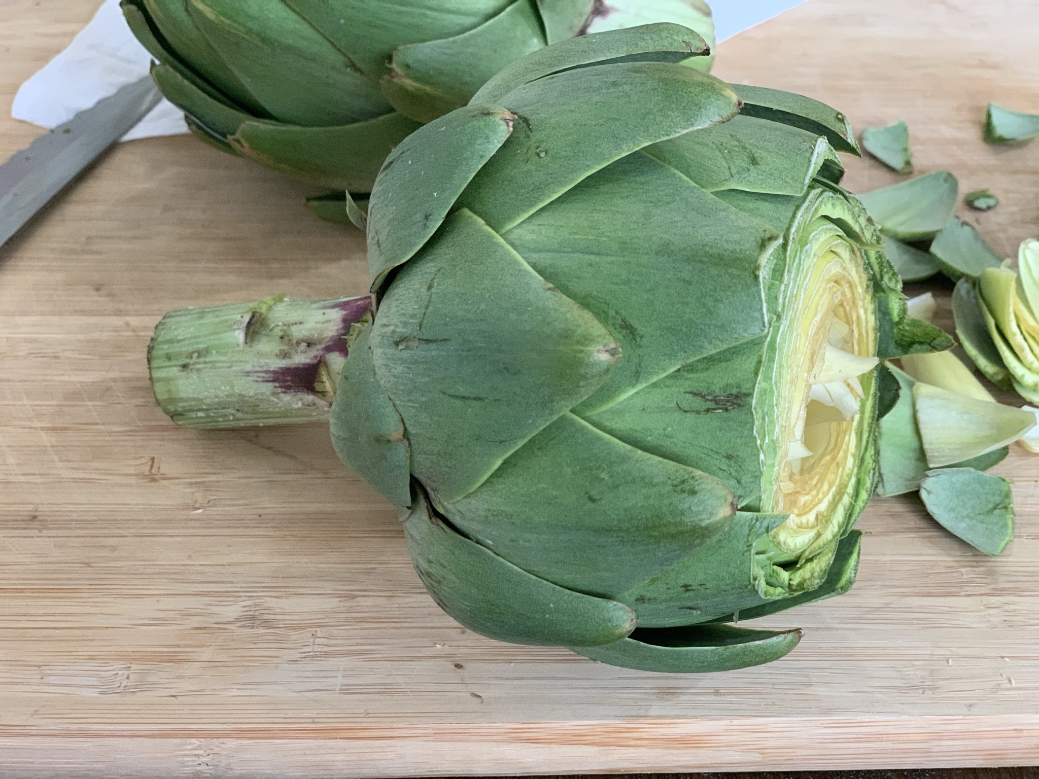 Roasted Globe Artichokes