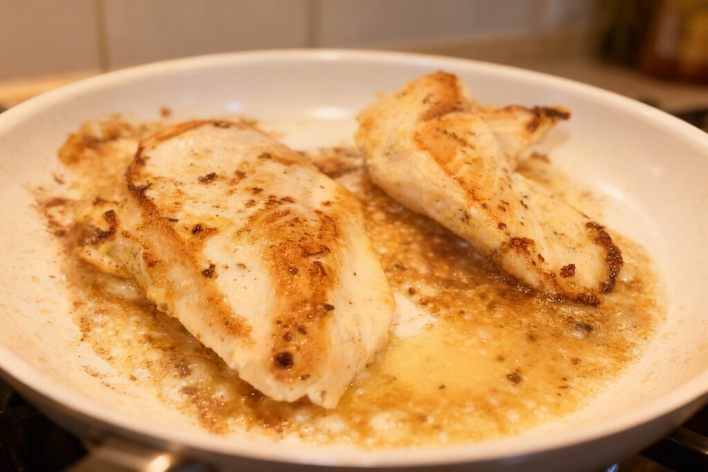 Pan Seared Lemon Butter Chicken