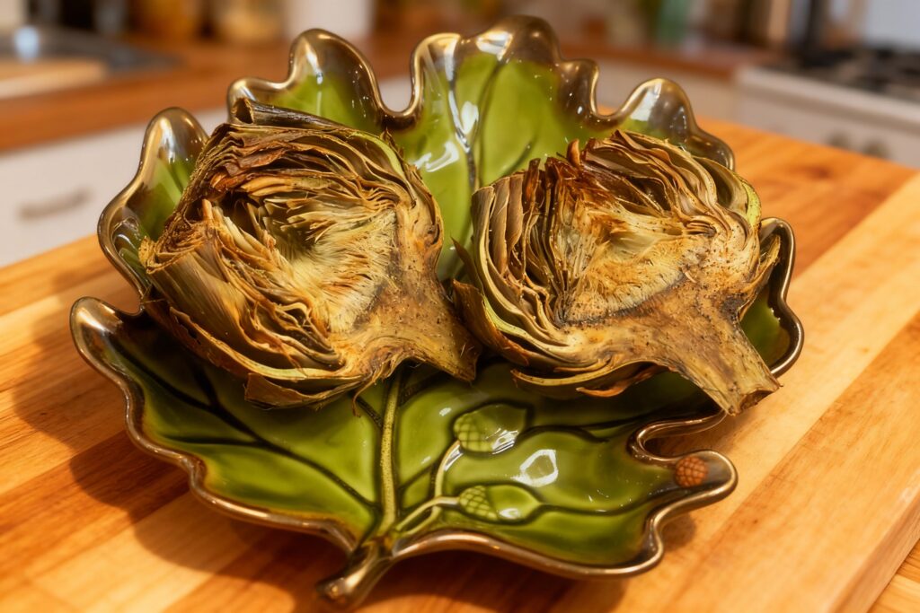 Roasted Globe Artichokes