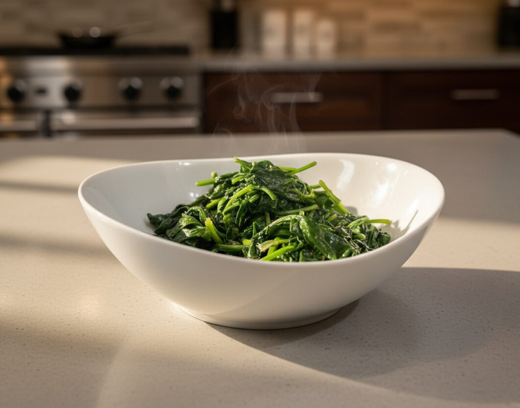 Easy Garlic Sautéed Spinach