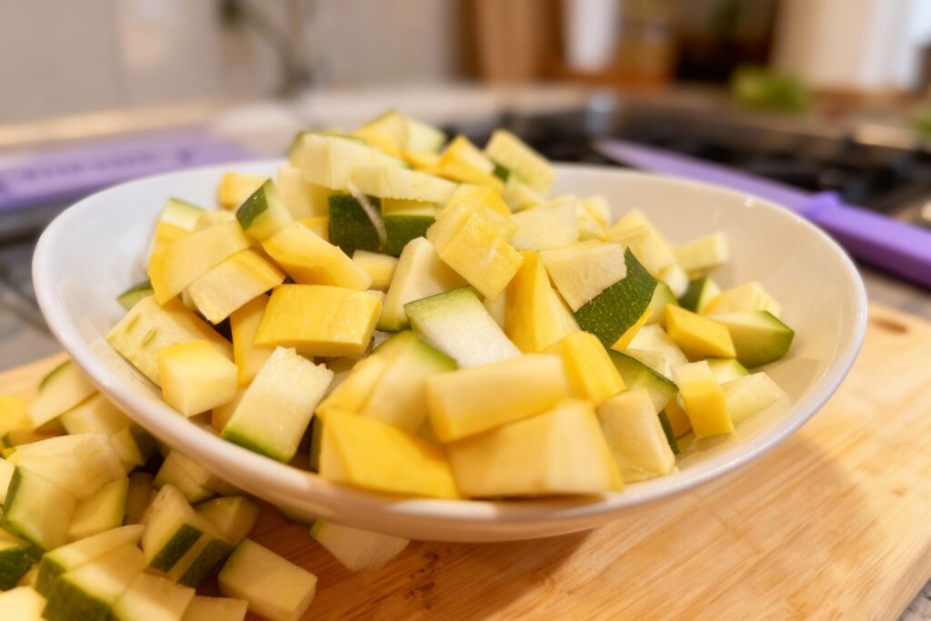 Sautéed Squash and Zucchin
