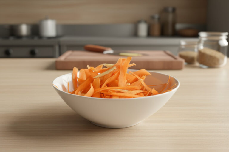 Carrot Salad with Ginger Vinaigrette Dressing