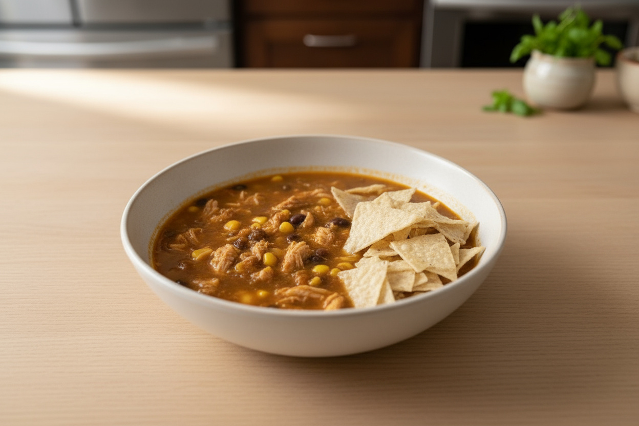 Healthy Chicken Tortilla Soup