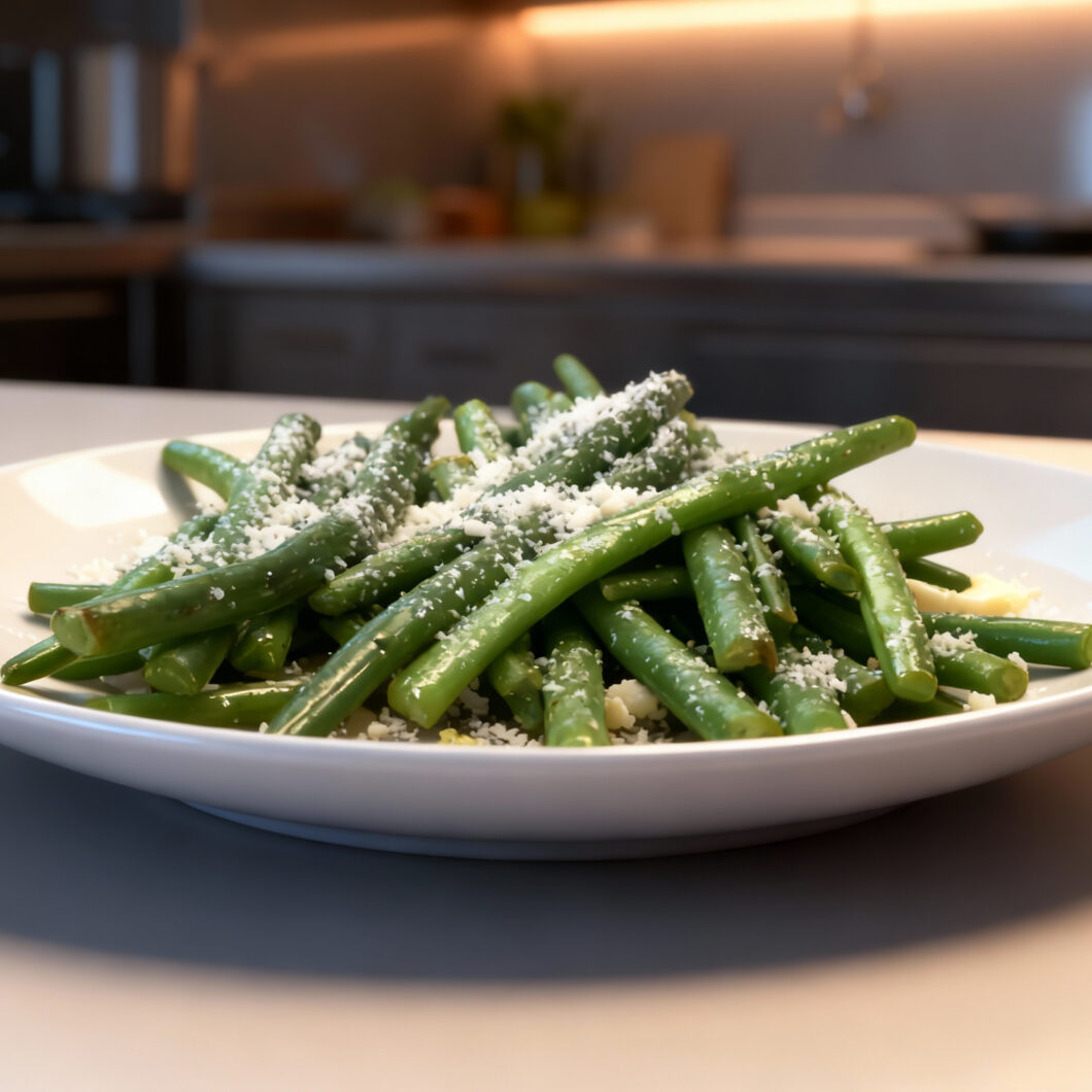 Lemon Parmesan Green Beans
