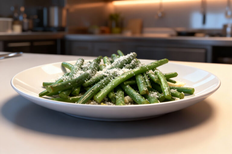 Lemon Parmesan Green Beans