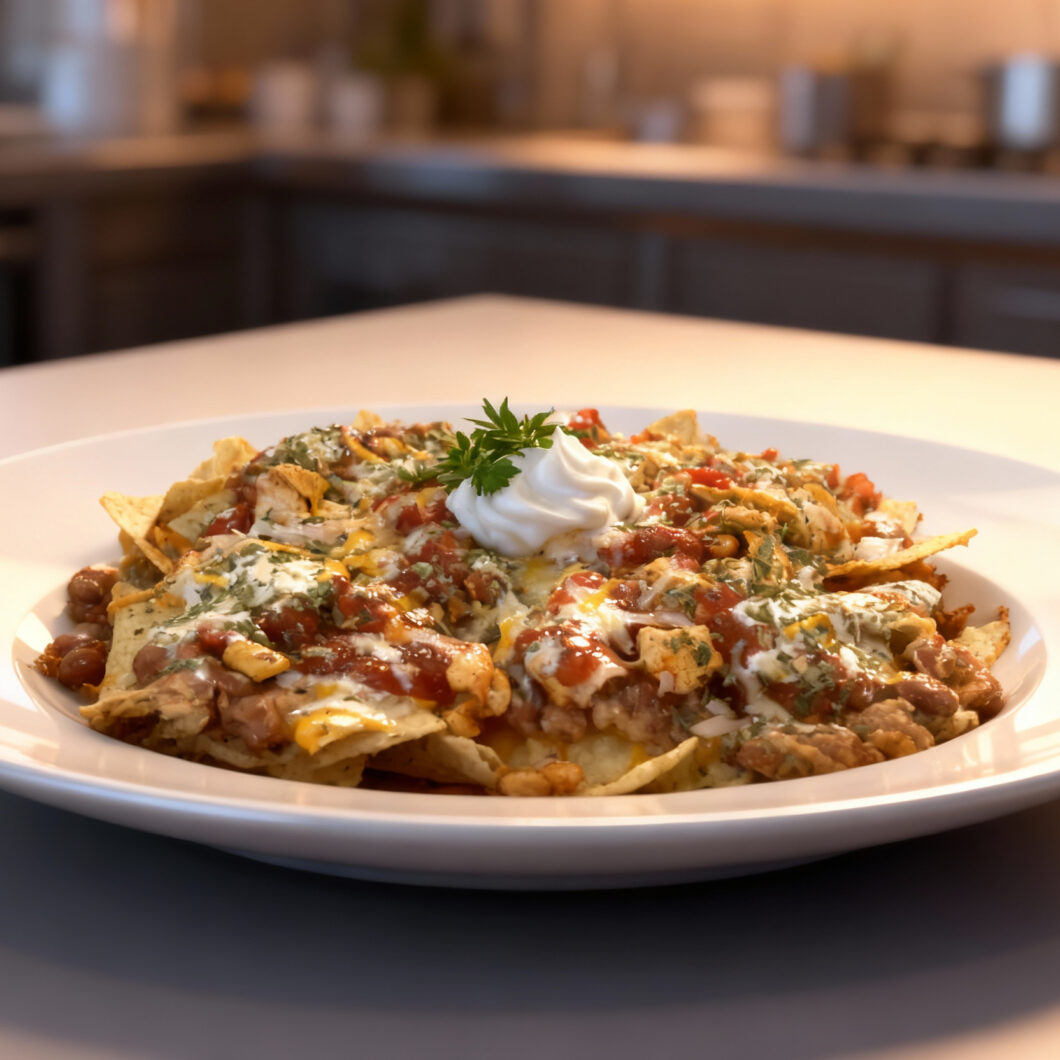 Loaded Chicken Nachos