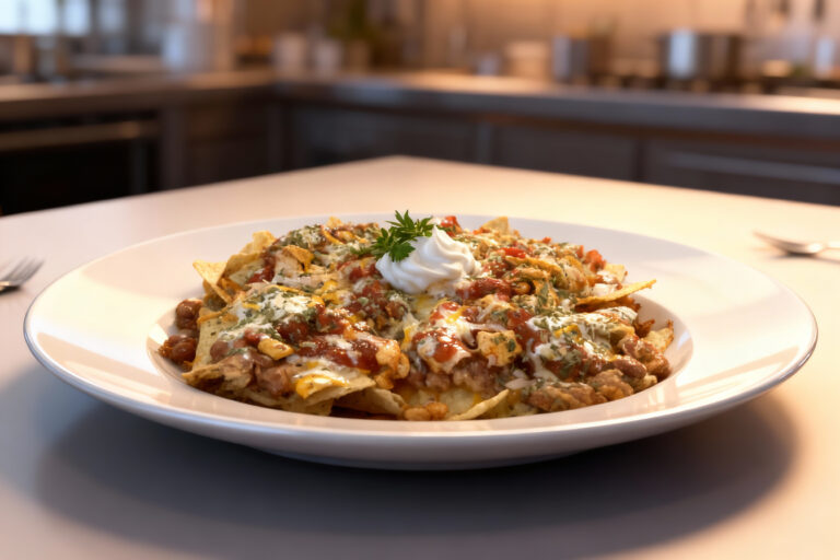 Loaded Chicken Nachos