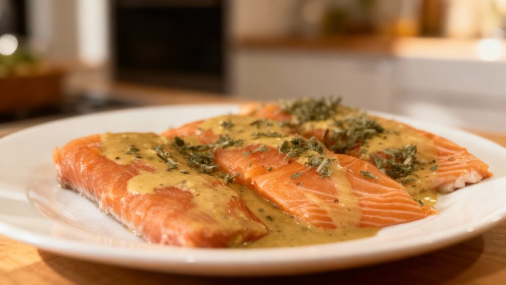 Parmesan Herb Marinated Salmon
