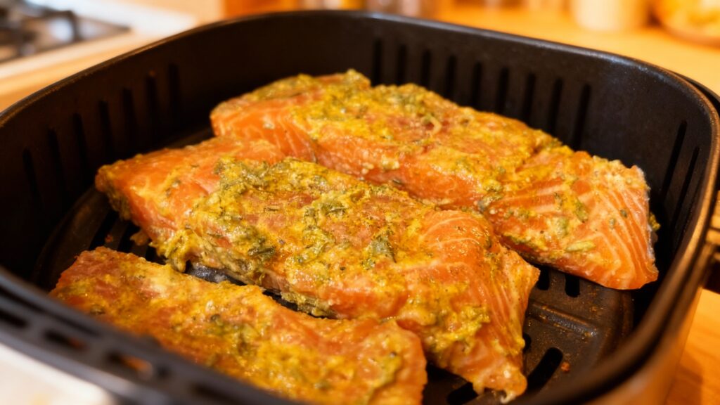 Parmesan Herb Marinated Salmon