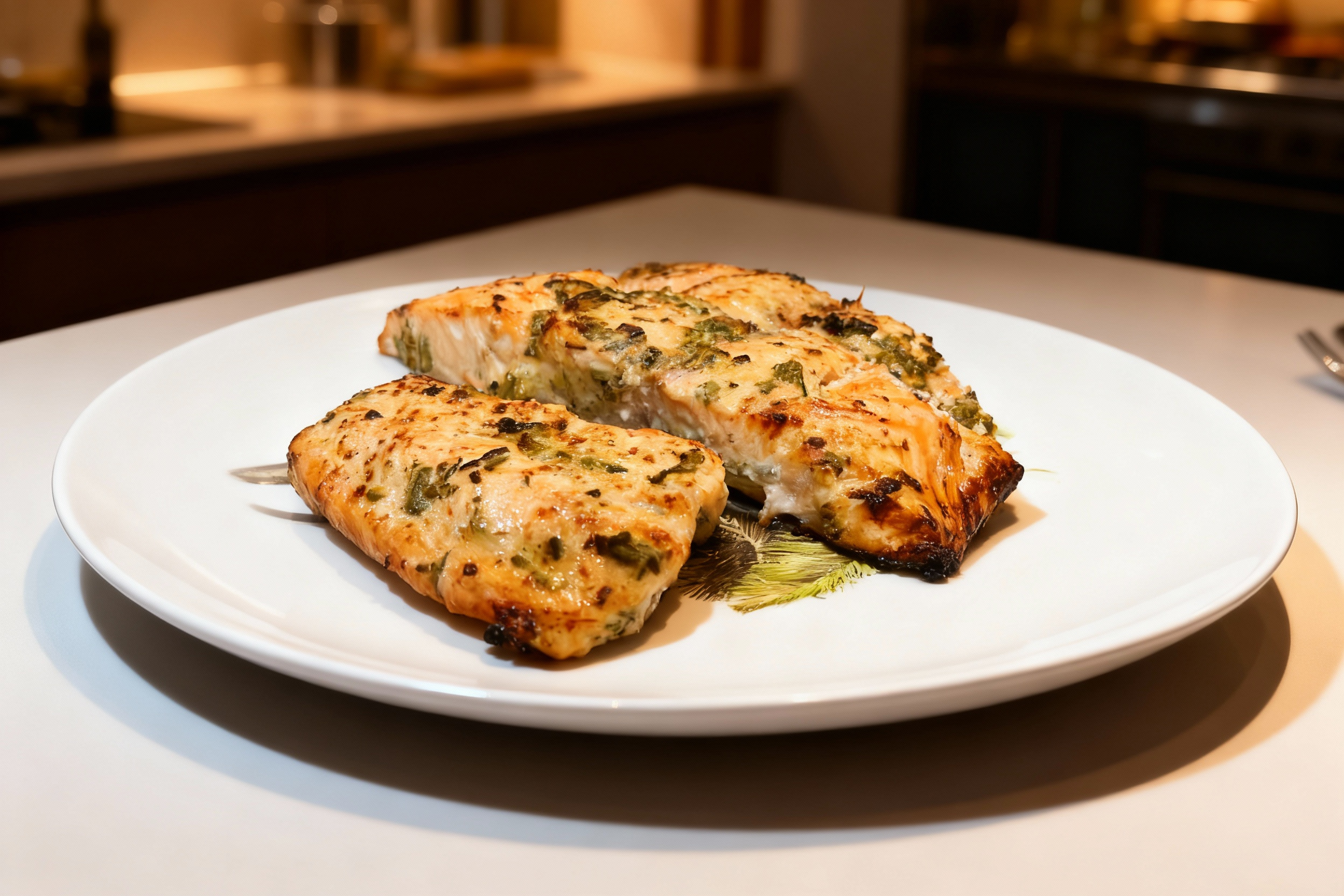 Parmesan Herb Marinated Salmon