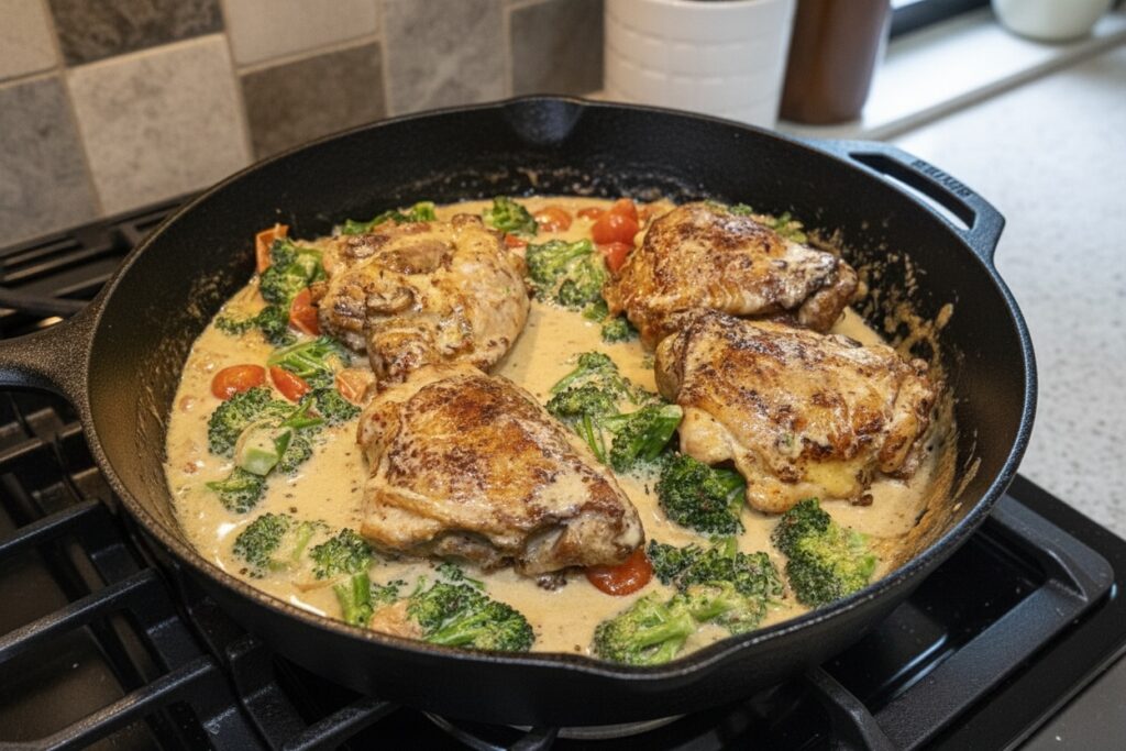 Creamy Chicken Thighs