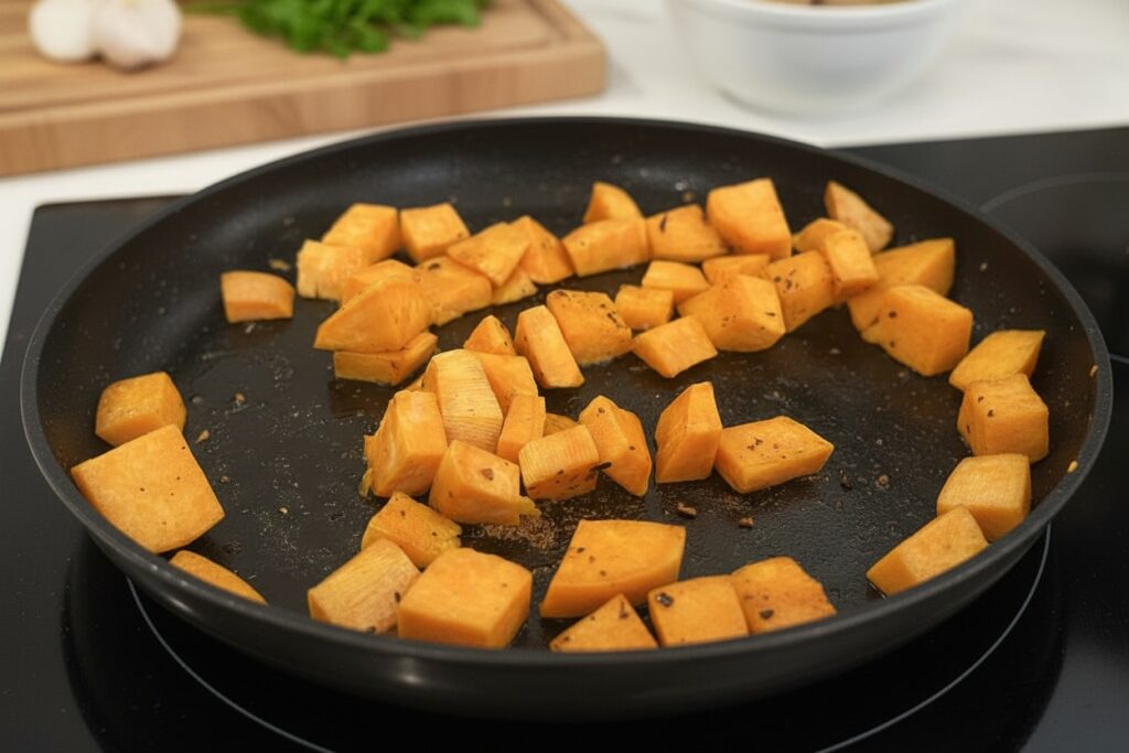 Skillet Sautéed Sweet Potatoes