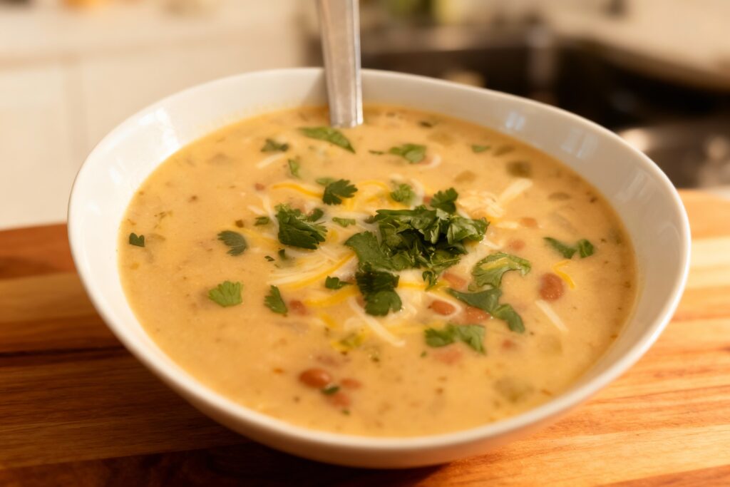 The Very Best Creamy and Hearty White Chicken Chili