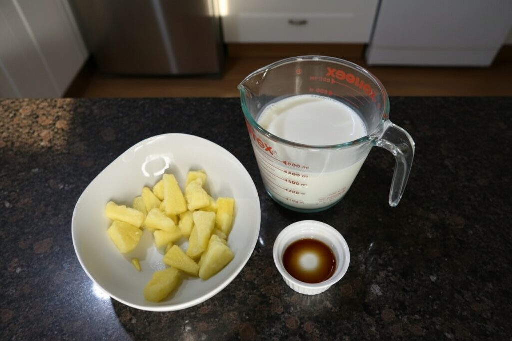 Pineapple Cream Popsicles 