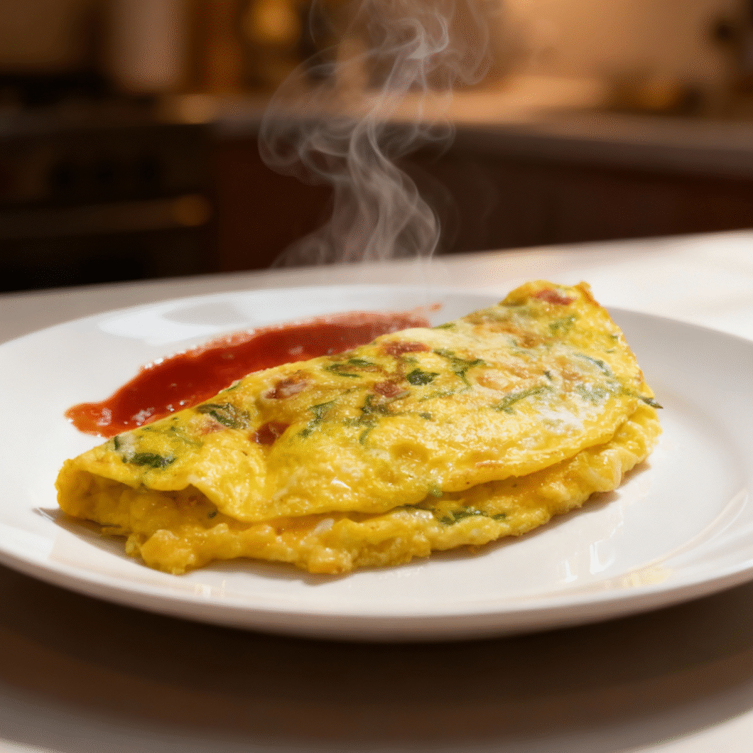 Win Win Vegetarian Breakfast Omelette
